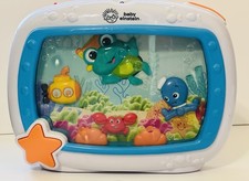 Baby Einstein Sea Dreams Soother Crib Toy White Noise Sound WITH CRIB ATTACHMENT