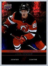 Jack Hughes 2019-20 UD Tim Hortons 1st Draft Pick Rookie #DP-1 *PAG* New Jersey