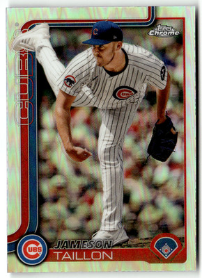 2025 Topps Chrome MLB No. 33 Jameson Taillon Refractor