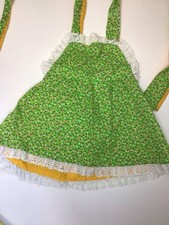 Vintage Reversible Baby Dress 1970s Mod Look