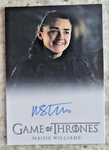 Maisie Williams Auto Card for sale | eBay