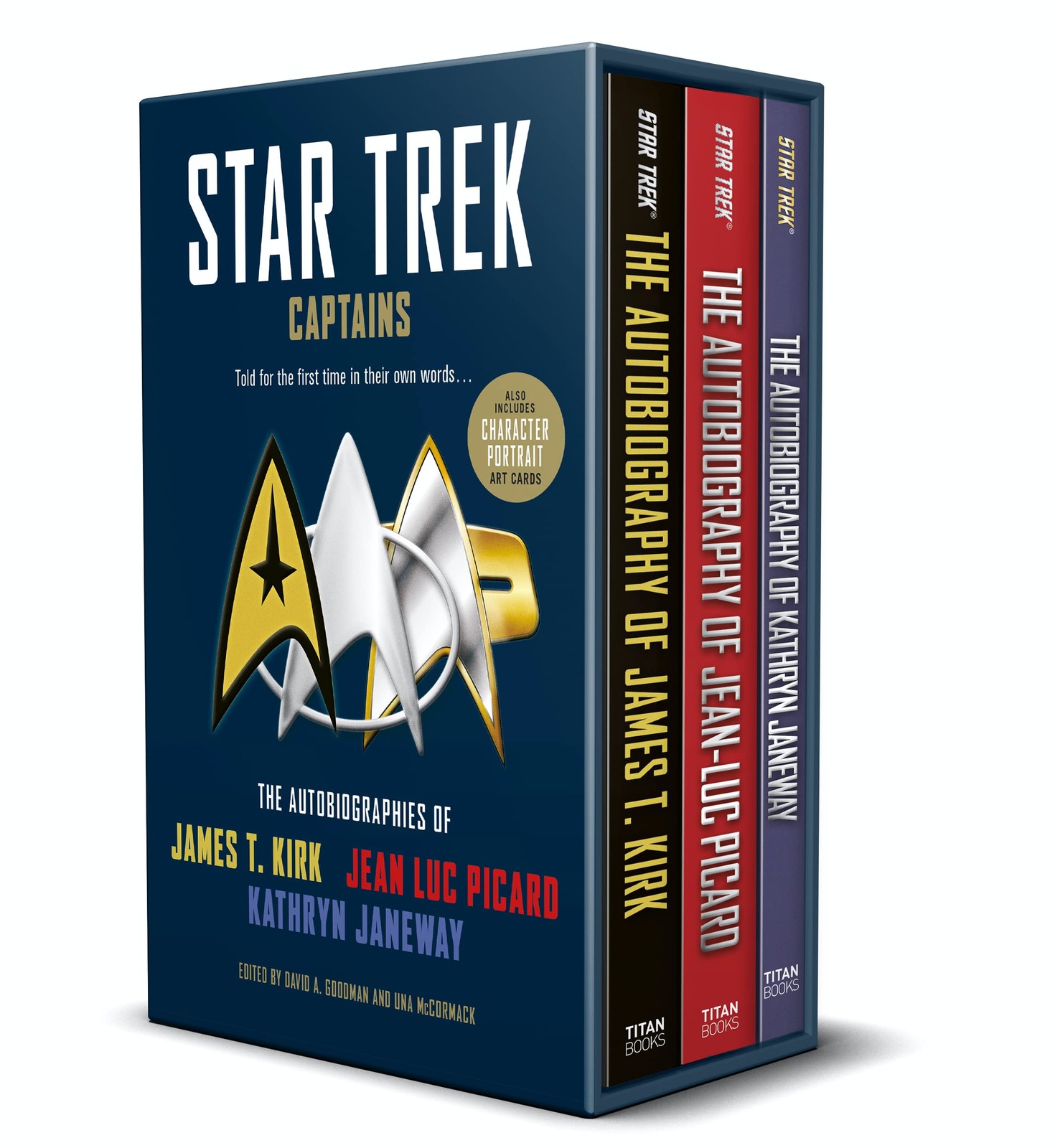Star Trek Captains - The Autobiographies : Boxed Set With Slipcase And Character Portrait Art Of Kirk, Picard And Janeway A Utobiographies Una Mccormack - Image 9