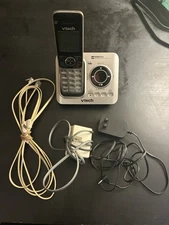 V-Tech CS6629-3 Cordless Telephone Base Unit + Phone DC 6V 400mA