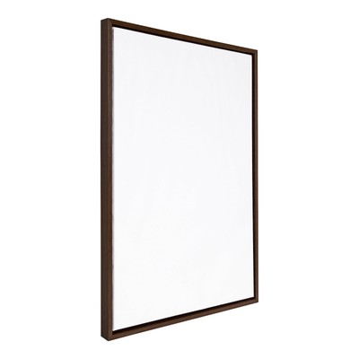 Sylvie Blank Framed Canvas Wall Art, 18x40 Gold, Modern Empty Canvas for Pain...