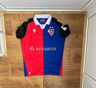   2023/24 Macron FC Basel Away Jersey Soccer 1893 Rare Y2K Size M