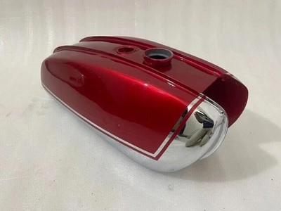 BSA A65 Thunderbolt Lightning 1970er Modell Kirsche & Chromstahl Kraftstofftank