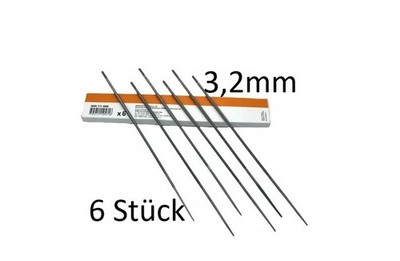 Stihl Rundfeile 3,2 mm x 150 mm 6 Stück für 1/4'' 1,1mm/1,3mm und Sägeketten