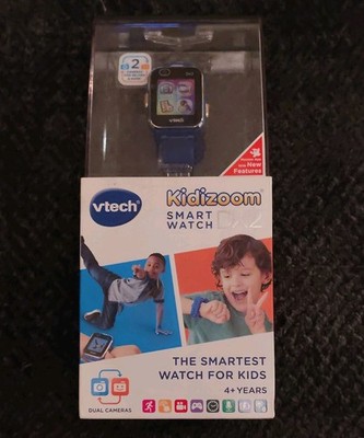 VTech Kidizoom Smartwatch DX2 Blue Kids Touch Screen Dual Camera Splash Proof