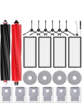 24 Pack Accessories Kit for Roborock Qrevo Master/Qrevo Slim Robot Vacuum, Re...