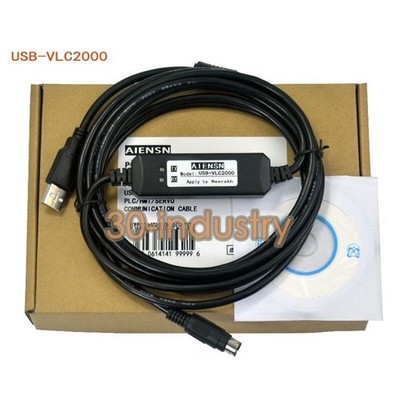 USB Programming Cable FIT FOR   VLC2000 Controller Download Line 4-PIN #pq