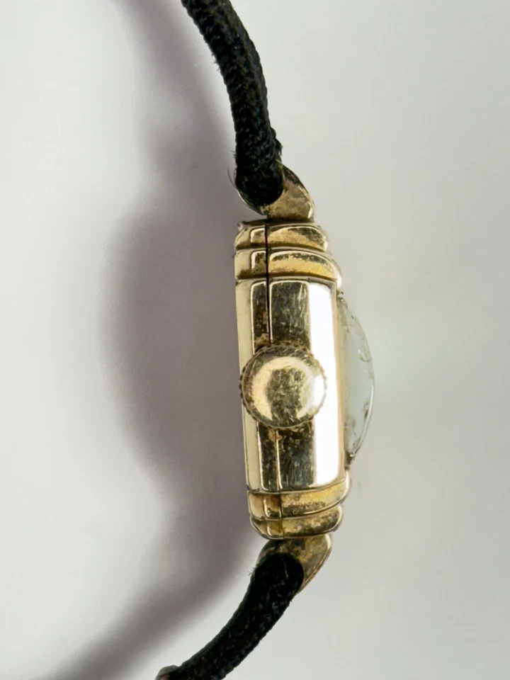 Lady Elgin Petite 14k Gold Filled Art Deco Watch, Rare Vintage Gifts for Her - Image 4 of 4