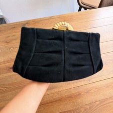 Vintage Clutch With Small Change Purse Black