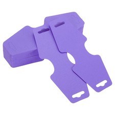 Bracelet Display Card 100 Pcs Jewelry Card Holder Purple, 5x2 Inches 