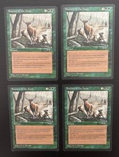 MTG 4X ALLIANCES BOUNTY OF THE HUNT MAGIC THE GATHERING GREEN ENGLISH INSTANT