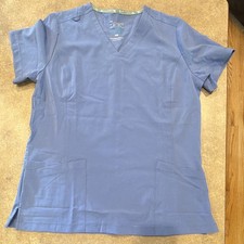 Epic Women's Blue Scrub Set, Top And Bottom Size Medium