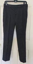 Banana Republic Sloan Dress Pants. Size 2. Straight Leg, Cuffed, Polka Dot.