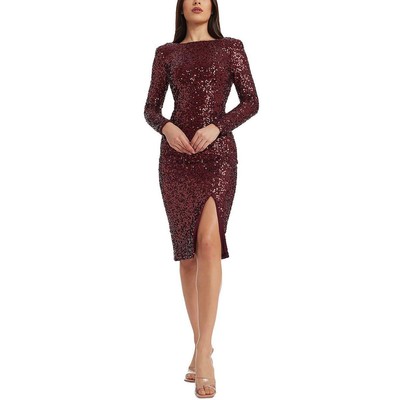 Dress The Population Womens Erin Red Cocktail And Party Dress M BHFO 2220