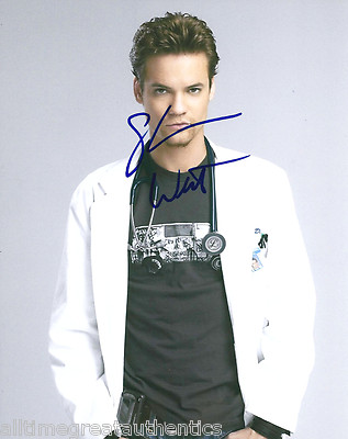 ACTOR SHANE WEST SIGNED ER 8X10 PHOTO W/COA DR RAY BARNETT NIKITA