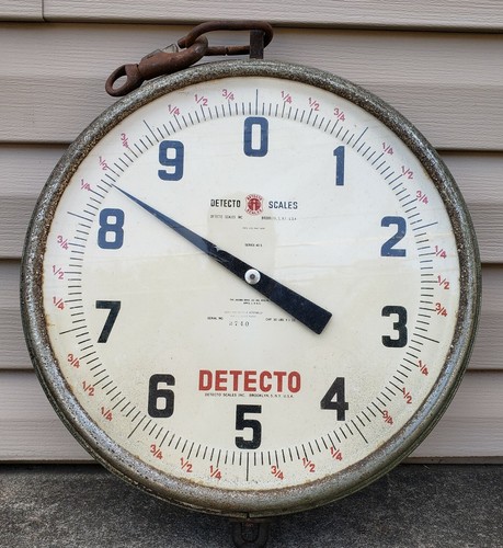 Rare Vintage Jacob Bros Detecto 30 LB Scale Double Face Series 40S Country Store