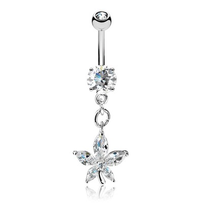 Tapsi, Coolbodyart®, navelpiercing, roestvrij staal, 316L chirurgisch