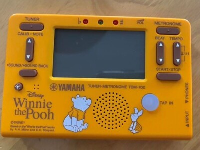 YAMAHA TDM-700 Disney Tuner Metronom Winnie the Pooh Limited TDM-700DPO4 Gelb