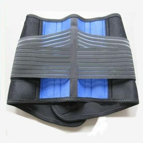 NEOPRENE DELUXE BELT DOUBLE PULL Lumbar Lower Back Support Brace - Size S-6XL - Picture 3 of 4