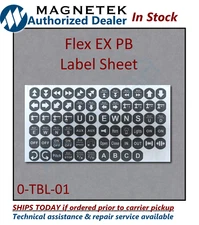 Magnetek Radio Remote Control Transmitter Push Button Decal Label Sheet 0-TBL-01