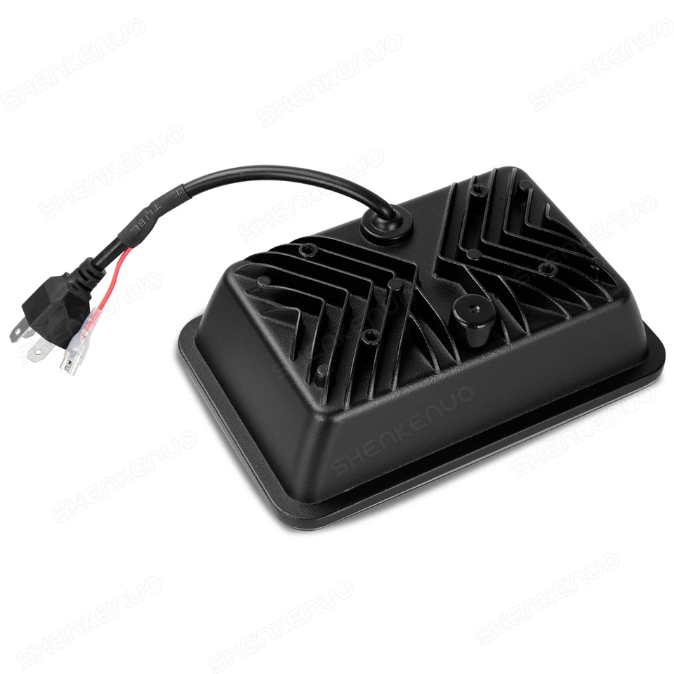 Faros LED 4x6" haz alto/bajo DRL para Mercury Capri RS 1979-1986 4 piezas Foto 3 de 4