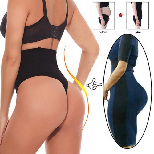 Women Slim Control Panties Sexy Thong Body Shaper Butt Lifter Underwears Push-up - Picture 4 of 23