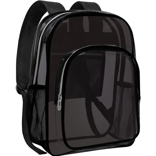 Ergonomic Heavy Duty Clear Backpack for Comfortable Daily Use - 16L Capacity