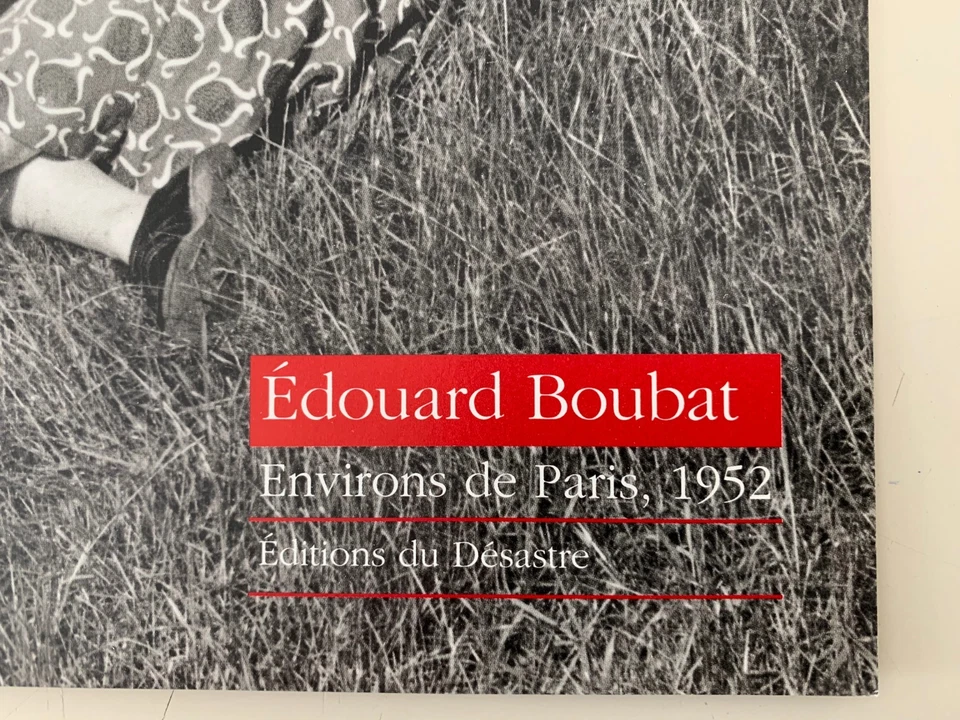EDOUARD BOUBAT, 'ENVIRONS DE PARIS 1952' RARO AUTÉNTICO 1990 IMPRESIÓN DE FOTO ARTÍSTICA Foto 4 de 4