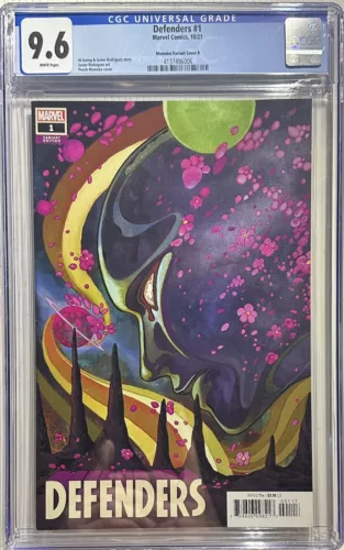 🔥Defenders #1 (2021) 1:50 Peach Momoko Incentive Variant Minty Slab CGC 9.6