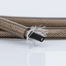 Solid Pure Silver RCA Signal Cable 75 Ohm Shield Audio XLR Interconnect Wire