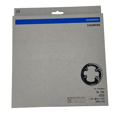 2x12S Shimano DURA-ACE Road Chainring 52/36T Black for FC-R9200 Crank Set New - Picture 7 of 7