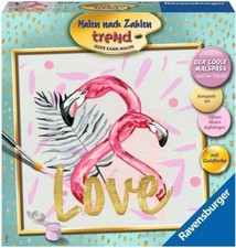 Ravensburger Malen nach Zahlen Love ohne Rahmen leuchtende Farben 28797