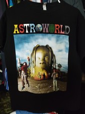 Travis scott cactus jack astroworld rap tee shirt medium preowned