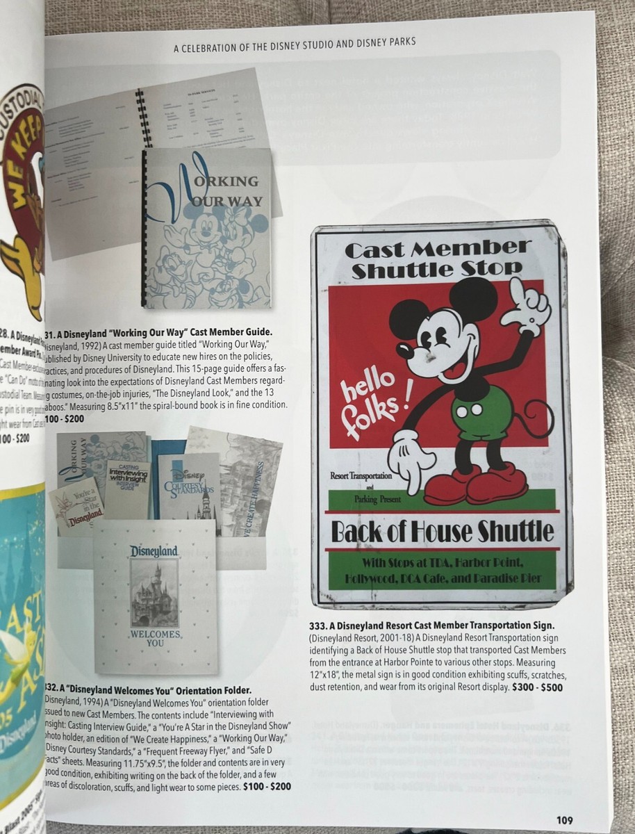 Disney - Iionページ 2024 Van Eaton Galleries Auction Catalog Disney DISNEYANA