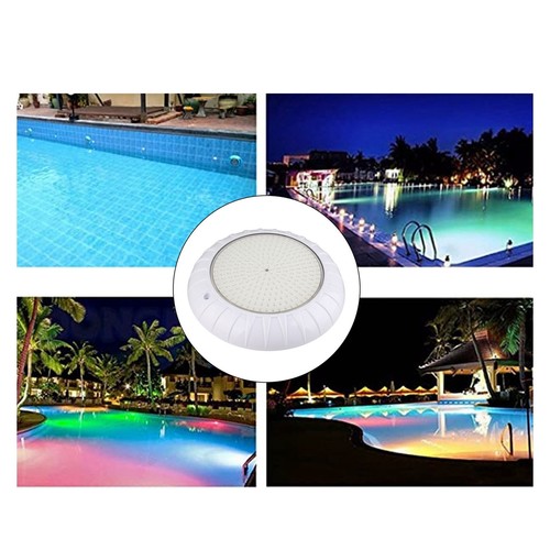 LED Underwater Swimming Pool Light Wall Mounted RGB Color Changing Waterproof HG - Picture 16 of 24
