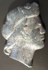 RARE U.S. LARGE CENT MOLD, MODEL.  CIRCA EARLY 1800's. HEAVY METAL approx. 5oz.