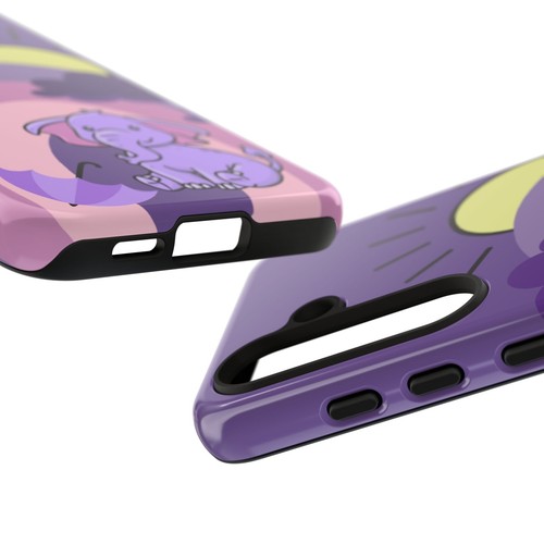 Lila Baby Elefant Regenbogen robuste Handyhülle für iPhone, Samsung Galaxy, Pixel - Bild 244 von 285