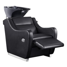 Salon Shampoo Backwash Unit Shampoo Station with Electrical Leg-rest CALLISTO