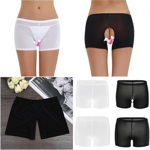 US Women Sheer Mesh Panties See Through 