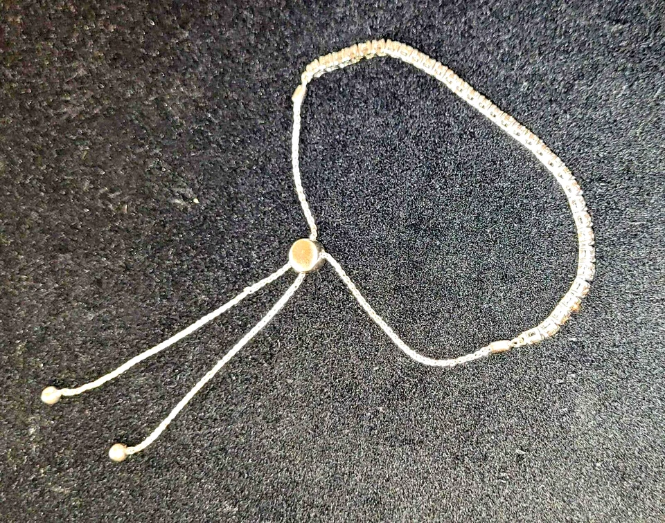 Brazalete Tenis Bolo Oro Blanco 14k Levian con Diamantes Champán Foto 2 de 4