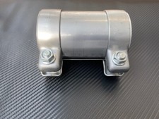 Exhaust Joiner 63mm Connector Clamp Repair Pipe 2.5" Heavy Duty Stainless Steel