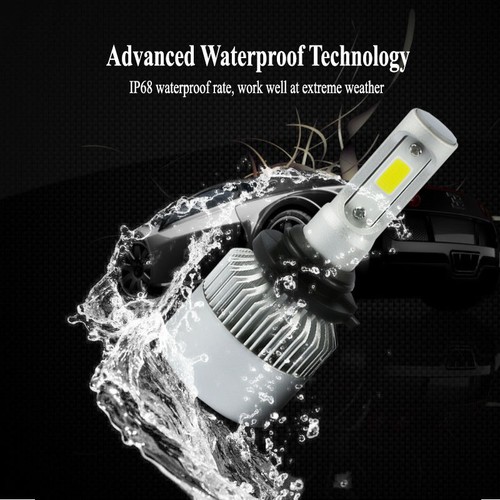 9006 HB4 LED Headlights Bulbs Lamp Fog Light Hi/Lo Beam HID Xenon 2000W 300000LM - Picture 3 of 6