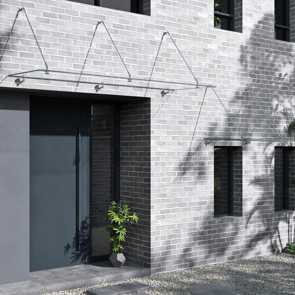 Vordach Haustürvordach Glasvordach Haustür VSG mit SGP Folie Pultvordach NEU!!! - Bild 4 von 4