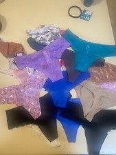 Victoria's Secret Panties Lot Of 10 Random Wholesale Vs Panty Thong Bikini New