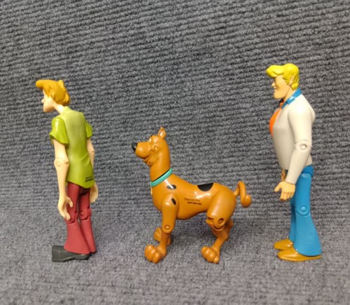 lot 3 Scooby-Doo action figure 4" old loose - Picture 2 of 6