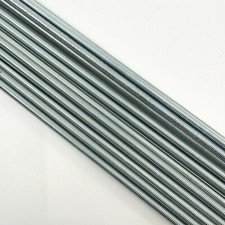 8mm-1.25 x 1M Zinc Plated Low Carbon Steel Coarse Thread Threaded Rods (20 pcs.)