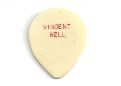 1960s VINCENT VINNIE BELL PERSONAL DANELECTRO ELECTRIC SITAR GUITAR PICK STAGE